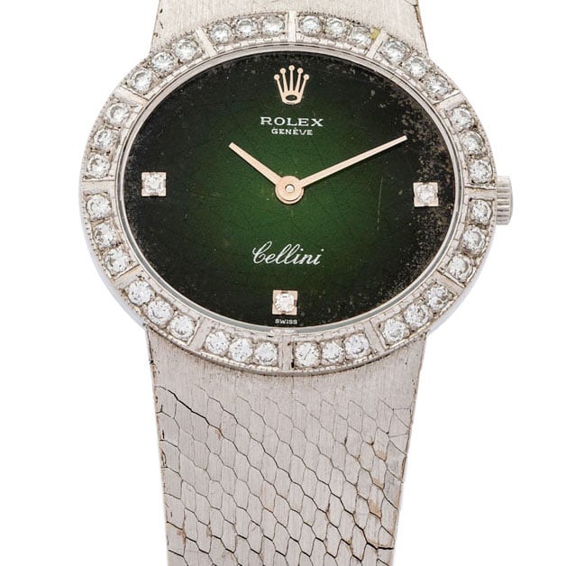 Rolex Ref. 4081 Cellini White Gold Lot 159 Magnificient
