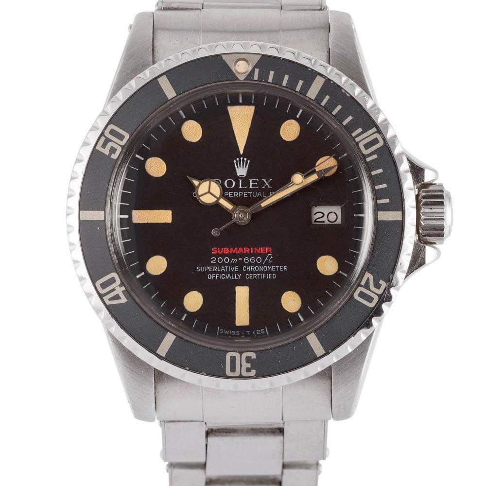 rolex red submariner meters first