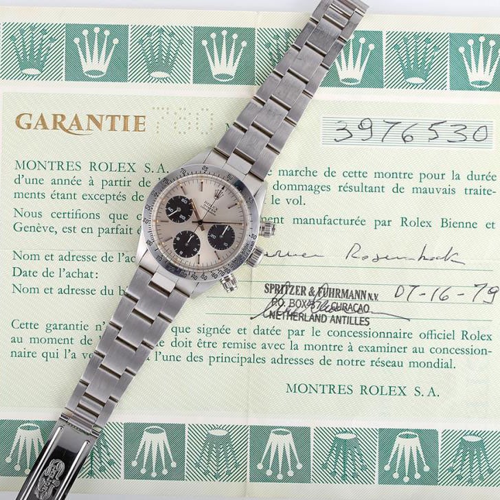 Rolex Daytona Sigma Steel Lot 4 The 55th Auction Anniversary