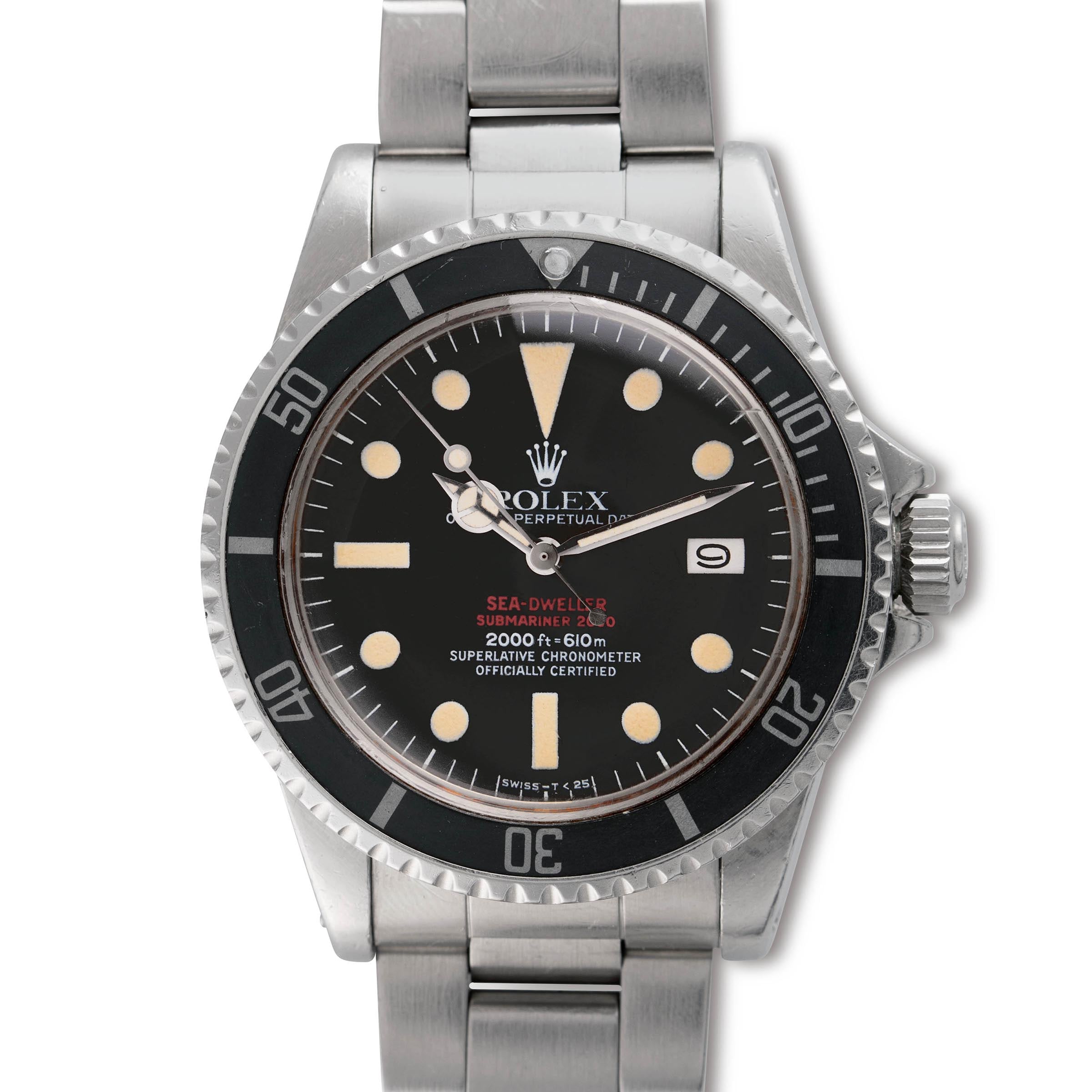 rolex comex double red