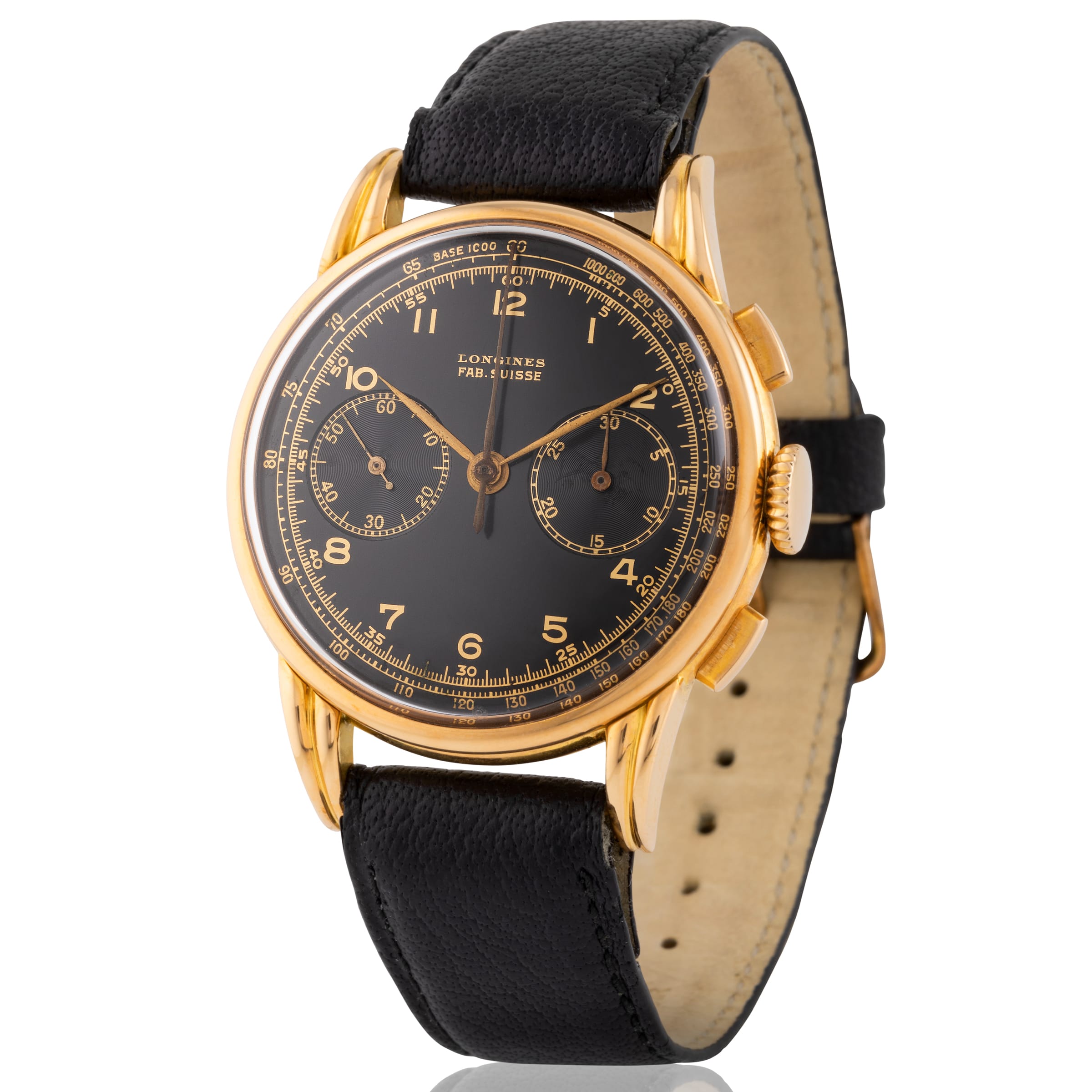 Longines, Unusual and Attractive Flyback Chronograph… | Lot 118 ...
