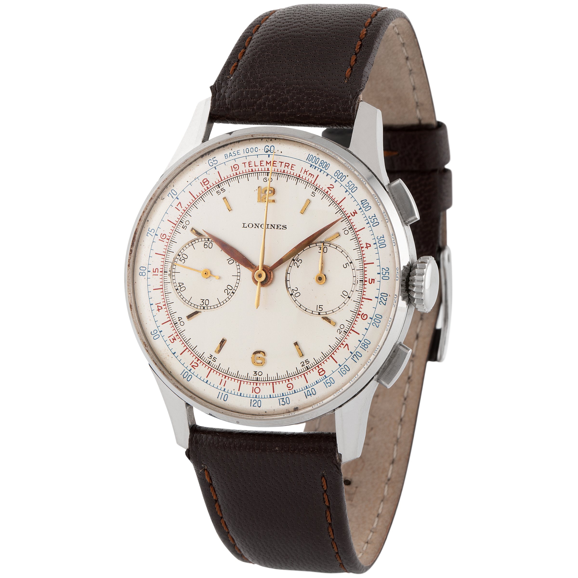 Longines Fine and Attractive Flyback Chronograph Lot 145
