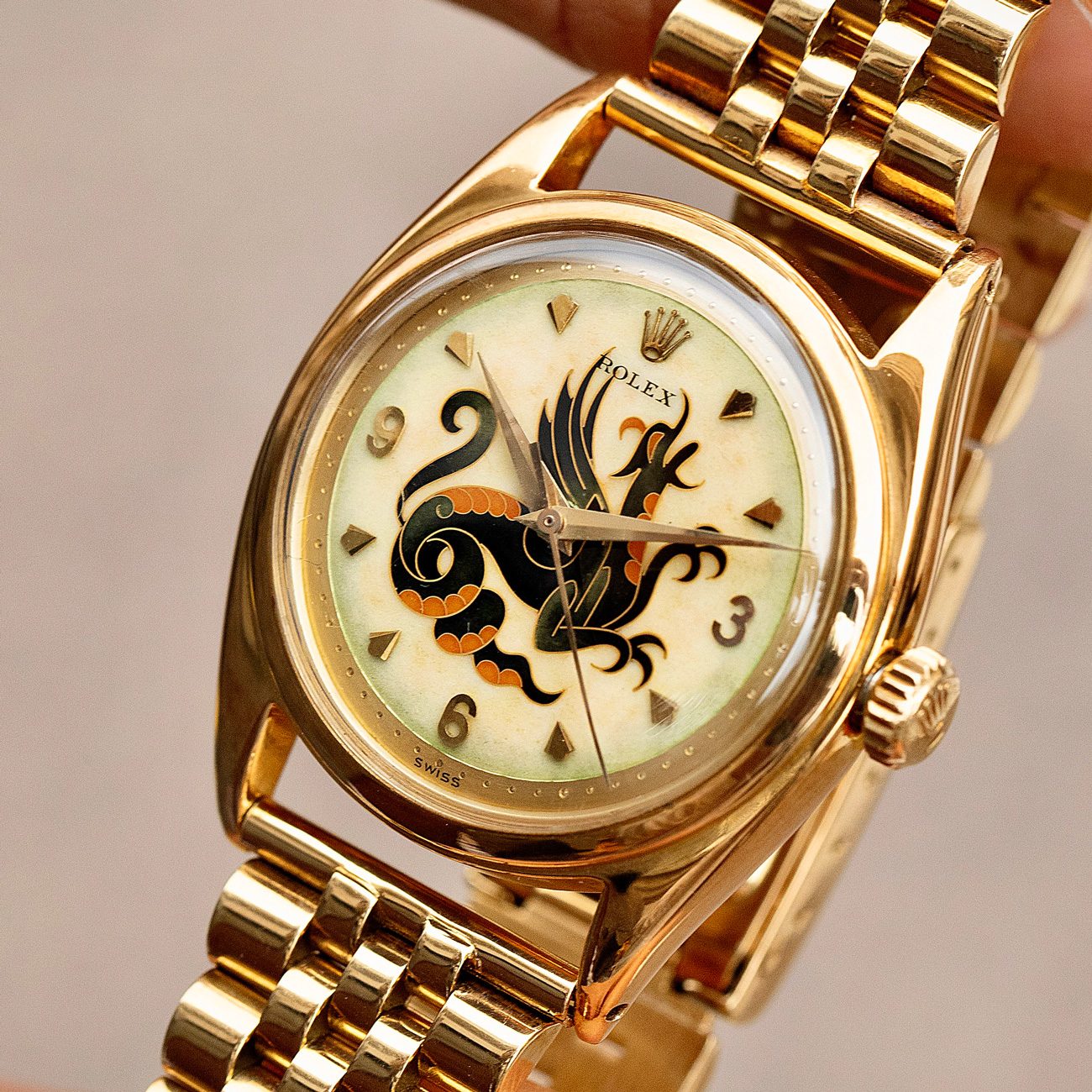 Rolex Stern Freres Vintage Dragon Object Sculpture Enamel | eBay